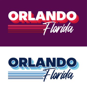 Orlando Florida 'nın güzel bir silueti var.