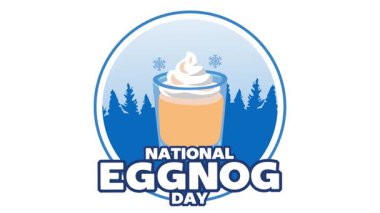 Lezzetli eggnog ile Ulusal Yumurta İçme Günü 'nüz kutlu olsun.