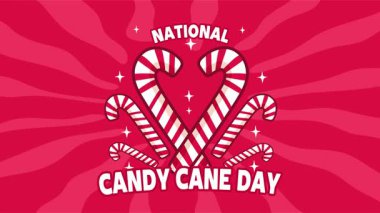 Tatlı bastonlu Ulusal Şeker Çubuğu Günü