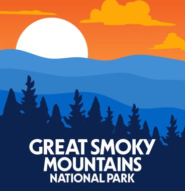 Great Smoky Dağları Ulusal Parkı 'nın güzel manzarası