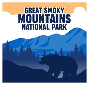 Great Smoky Dağları Ulusal Parkı 'nın güzel manzarası