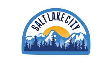 Salt Lake City, Utah Güzel doğal manzaralı ve nehirli