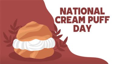 Lezzetli kremalı pasta günü.