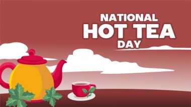 Bir fincan sıcak çayla Ulusal Sıcak Çay Gününüz kutlu olsun.