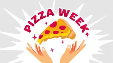 Lezzetli pizzayla Mutlu Ulusal Pizza Haftası
