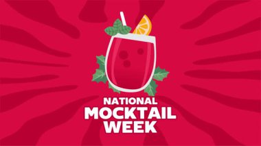 Lezzetli kokteyllerle ulusal kokteyl haftası
