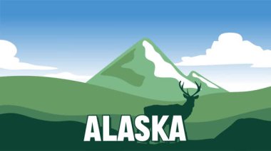 Alaska 'nın güzel manzarası