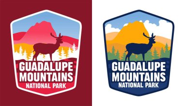 Guadalupe Dağları Ulusal Parkı güzel manzaralı ve dağ siluetleriyle