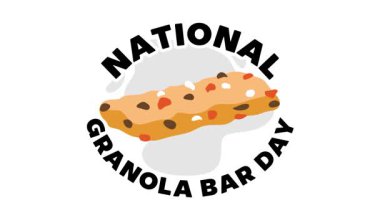 Lezzetli ve besleyici granola barlarıyla Ulusal Granola Günü