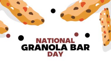 Lezzetli ve besleyici granola barlarıyla Ulusal Granola Günü