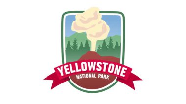beautiful natural and mountain views in yellowstone national park