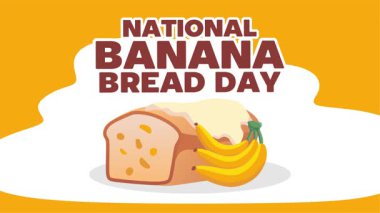 Happy Banana Bread Day with delicious banana bread