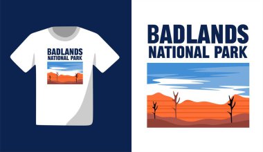 Çorak Topraklar Ulusal Parkı 'nın güzel manzarası