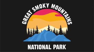 Great Smoky Mountains National Park with beautiful mountain and sky views