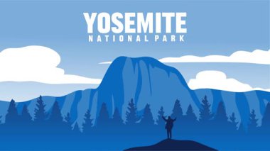 Yosemite National Park with beautiful natural views