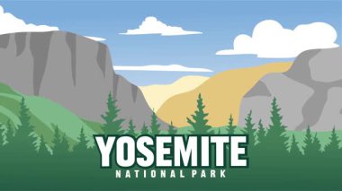 Yosemite National Park with beautiful natural views