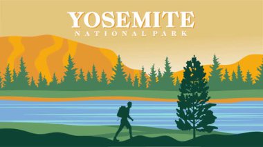 Yosemite National Park with beautiful natural views