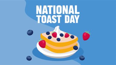 Lezzetli tostlarla ulusal tost günü