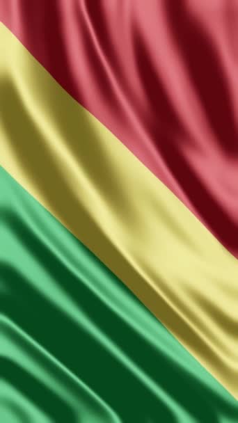 Vykreslování Vlajky Konžské Republiky — Stock video