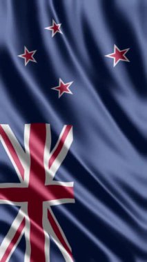 Yeni Zelanda Bayrak Telefonu arkaplanı veya sosyal medya paylaşımı dalgalanması
