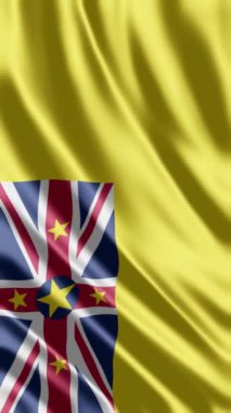 Niue Flag Phone arkaplanını veya sosyal medya paylaşımını sallamak