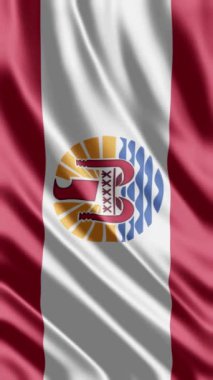 Fransız Polinezya Bayrak Telefonu arkaplanı ya da sosyal medya paylaşımı dalgalanması