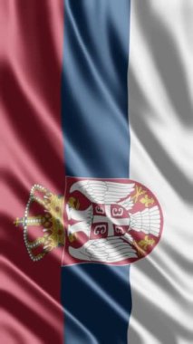 Srbistan Bayrak Telefonu arkaplanı veya sosyal medya paylaşımı dalgalanması