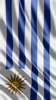 Uruguay Bayrak Telefonu arkaplanı veya sosyal medya paylaşımı sallaması