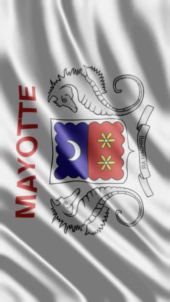 Wawaving Mayotte Flag Phone Background 미디어 — 비디오