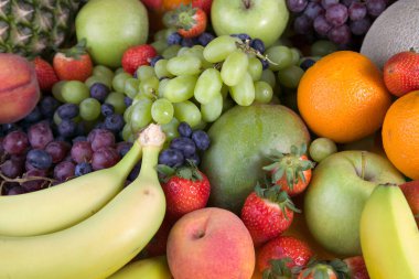 fruits heap delicious healthy eating still life beautiful colors fresh and sweet vegetarian food
