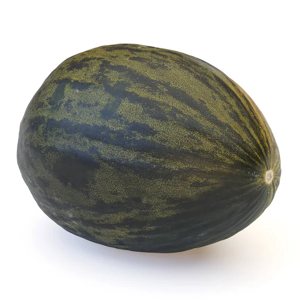 Ganze Melone Früchte Weihnachtsmann Melone Weihnachtsmelone Grün Saftig Bio Tropische — Stockfoto