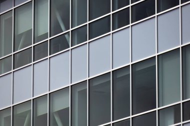şehir merkezindeki gökdelenler ofis pencereleri şirketler kulesi cam kentsel model.