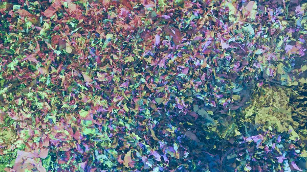 Parçalanmış renkli kağıt konfetilerinin canlı üç boyutlu çizimi yaratıcı kitap kapakları, sinek yaprağı tasarımları, mürekkep sanatı veya bayram sayfaları için mükemmel. Parti, kutlama ya da sanatsal geçmiş için ideal.