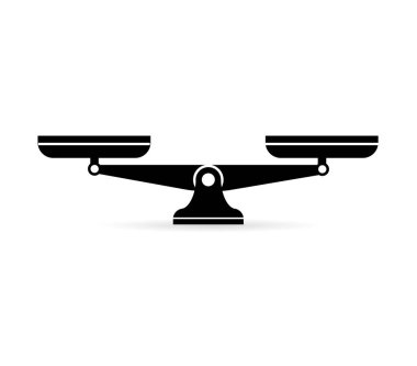 Scales, Flat design vector illustration