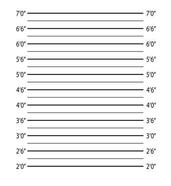 Polis teşhisi ya da sabıka kaydı. vektör.