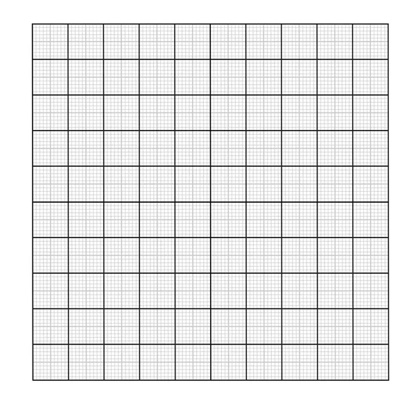Vector Illustration Corner Rulers Isolated White Background Blue Plotting Graph — Stock Vector