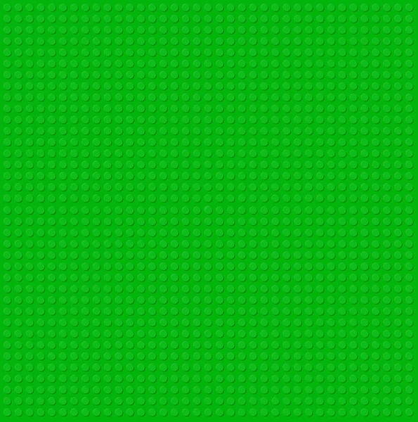Groene Plastic Bouwplaat Perfecte Vector Achtergrond Van Glanzende Kunststof Closeup — Stockvector