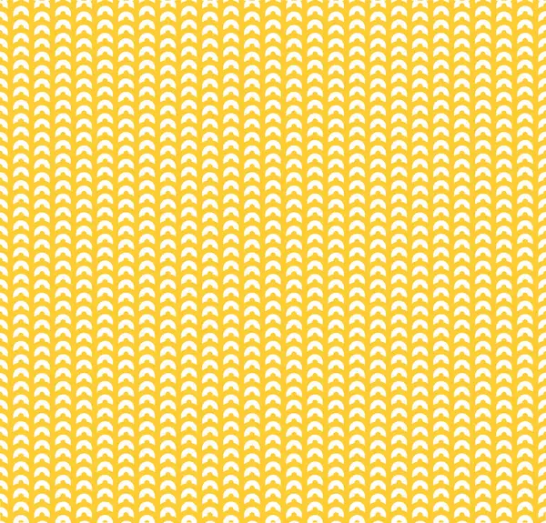 Bezešvý Vzor Bílým Žlutým Ramenem Struktura Mořských Vln Nudle Těstoviny — Stockový vektor
