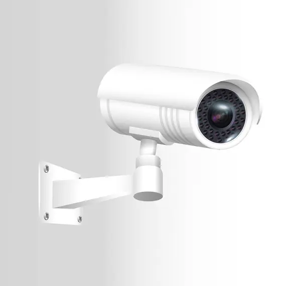 監視カメラの安全家の保護システムの装飾的なセットは隔離しました ベクトルイラスト — ストックベクタ