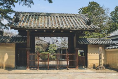 9 Nisan 2012 Japonya 'nın Nara kentindeki Kohfuku tapınağının manzarası.