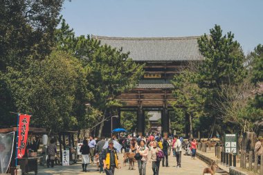 Todai-ji bir Budist tapınak kompleksi, 9 Nisan 2012