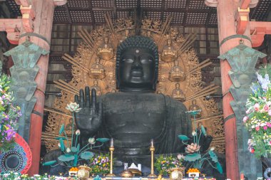Yüce Buda Daibutsu Den, Todaiji Tapınağında, 9 Nisan 2012