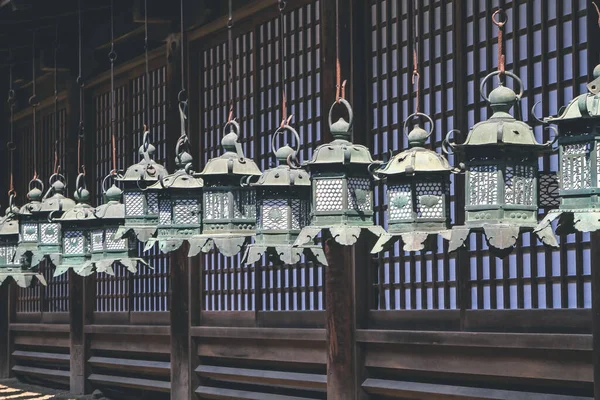 Lamp Kasuga Taisha Shrine Nara Japan April 2012 — Stock Photo, Image