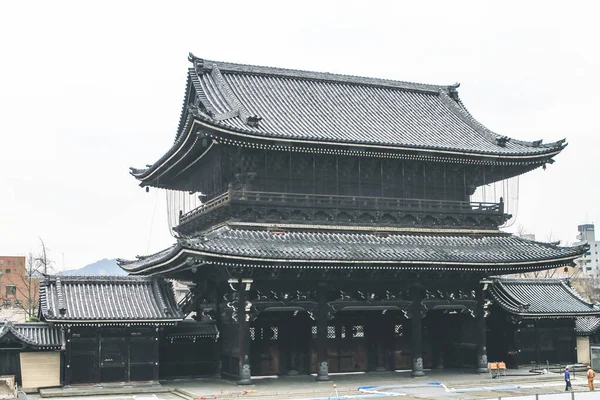 Edifici Del Complesso Nishi Hongan Kyoto Aprile 2012 — Foto Stock