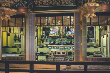 9 Nisan 2012 'de Nishi Hongan' da bir salon.