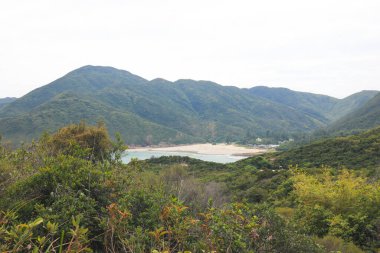 Hong Kong 'daki Doğu Sai Kung kır parkı.