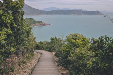 22 Oxct 2022 Sai Kung Doğu Şehir Parkı 'ndaki doğa yolu.