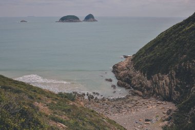 Hong Kong 'daki Doğu Sai Kung kır parkı.