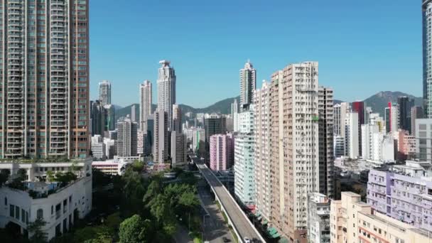 West Kowloon Corridor Mong Kok Hong Kong Oct 2022 — Vídeos de Stock