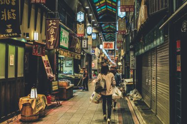 Nishiki Gıda Pazarı, Kyoto 'dan 10 Nisan 2012